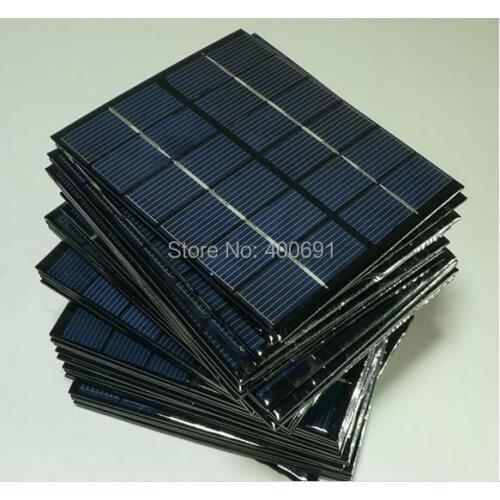 2W 6V Epoxy Resin Mini Solar Panel with high effciency, can be used for Advertising, charger, solar light, -under promotion
