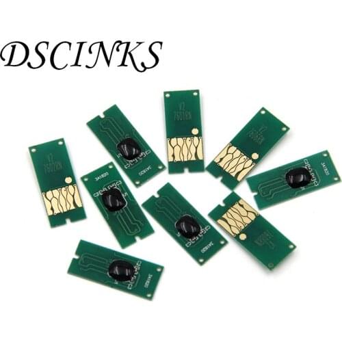 Compatible ink cartridge chip For T7601-T7609 For EPSON P600 permanent chip 9colors printer