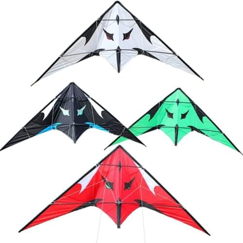 Outdoor Fun Sports NEW 72 Inch Dual Line Stunt Kites / Triangle Kite With Handle And Line Good Flying