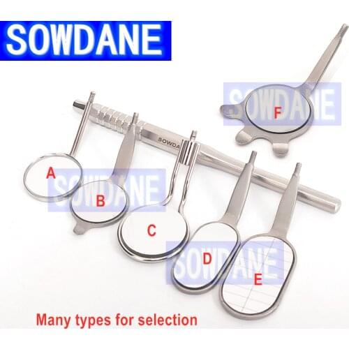 Dental Mouth Mirror Odontoscope Oral Care Teeth Clean Examination Hygiene Glass Mirror Front surface mirror Handle