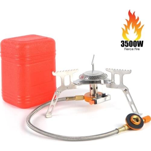 Outdoor Gas Stove Camping Gas stoves Folding Electronic fight stove travel hiking Portable Foldable Split Stoves 3500W