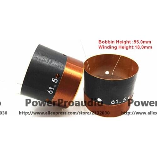 2 pcs High Quality 61.5mm woofer / loudspeaker / speaker voice coil