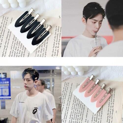 Xiaozhan same fashion simple stylish Imitation Pearl Girl Korean Sweet Fashion Hair Clip