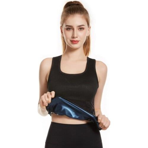 Women Sauna Vest Slimming Waist Trainer Vest, Slim Shaper Corset Neoprene Workout Tank For Weight Loss Fitness Running Exercise1