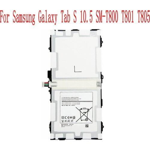 100% NEW High Quality 7900mAh EB-BT800FBE Battery For Samsung Galaxy Tab S 10.5 SM-T800 T801 T805 tablet