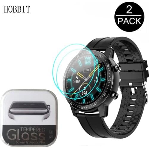 2PCS 2.5D Clear Scratch Resistant Guard Film For SENBONO S30 2020 Smart Watch Screen Protector Tempered Glass For SENBONO S30