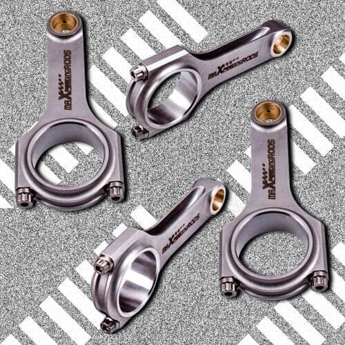 4340 Forged H-Beam Conrods Connecting Rods Bielle for VW golf MK1 Rabbit 1.6L diesel 136mm + ARP 2000 Bolts