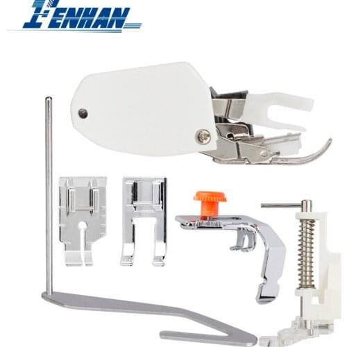 6pcs Multifunctional Embroidery Tools Presser Foot Sewing accessories Parts Foot Presser For Home Domestic Sewing Machine Tools