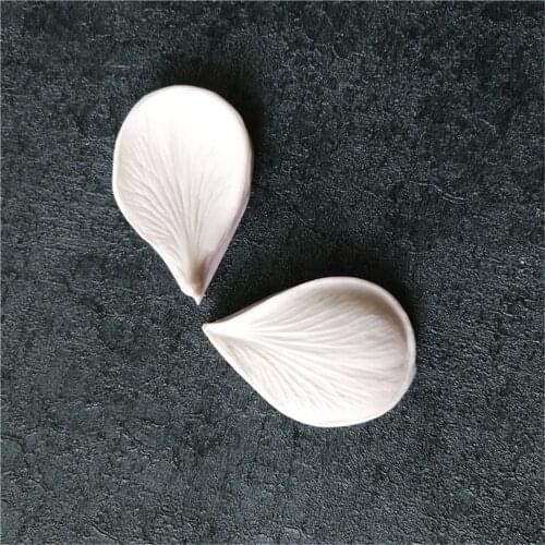 Concrete Molds Designer DIY Simulates Flower Leaf Stem Patterns Egg Petal Vein Stampi In Silicone Per Gesso 3D Fondant Cake Mold