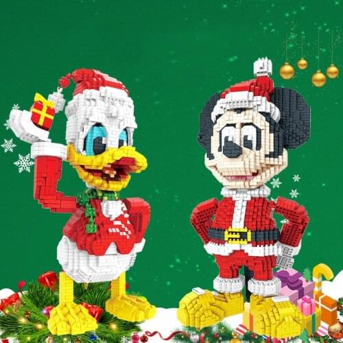 LOZ 9038 Cartoon Duck Micro Blocks Cute Model 1671pcs Building Blocks Educational Mini Bricks For Kids Toys