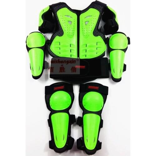 Motorcycle Full Body child Armor Jacket Chest Protection Gear elbow and shorlder child protection 8-14 years
