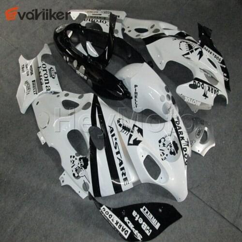 Motorcycle fairing for GSX600F 2003 2004 2005 2006 Katana GSX600F 03 04 05 06 black white ABS Plastic bodywork H2