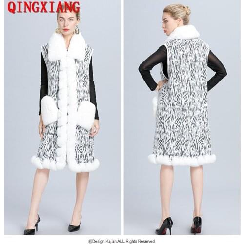 Женские длинные жилеты QINGXIANG China At AliExpress