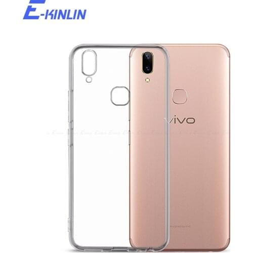 Silicone UltraThin Clear Soft Cover For vivo Y12s Y11s Y19 Y17 Y15 Y12 Y12i Y11 Y95 Y93 Y91 Y85 Y83 Y81 Y81i TPU Back Case