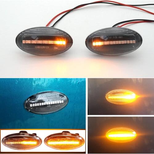 For Suzuki Swift Alto SX4 Jimmy Opel Vauxhall Agila Mk2 Grand Vitara JT LED Dynamic Side Marker Turn Signal Light Indicator
