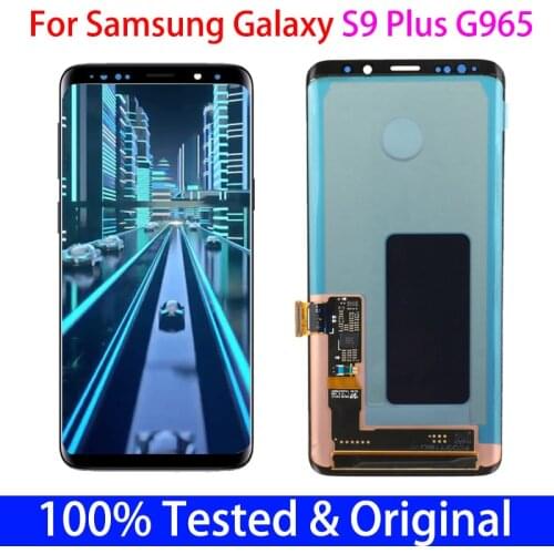 6.2"Original S9 Plus LCD For SAMSUNG Galaxy S9+ lcd S9Plus G965 SM-G965F Display and Touch Screen Digitizer Assembly with dot
