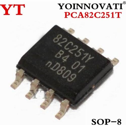 10pcs/lot PCA82C251T PCA82C251 82C251Y SOP-8 IC