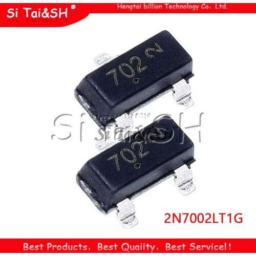 100PCS 2N7002LT1G SOT23 2N7002 SOT SOT-23 SMD 702 MMBT7002LT1G 60 V, 115 mA, N-Channel new and original