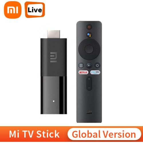 Global Version Xiaomi Mi TV Stick Android TV Quad Core HDMI 1GB RAM 8GB ROM Bluetooth Wifi Netflix Google Assistant Mi TV Stick
