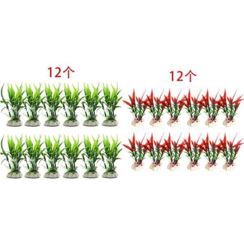 Aquarium Decor Fish Tank Decoration Ornament Artificial Plastic