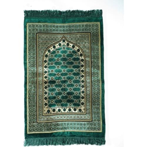 Velvet Prayer Rug 400 G prayer rug Islamic gift high quality made in turkey ships from turkey