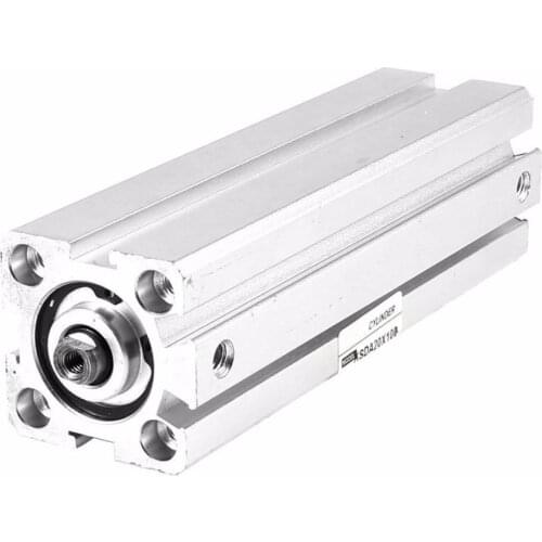 Free Shipping SDA20x100 20mm Bore 100mm Stroke Compact Thin Air Cylinder Pneumatic Repair Part