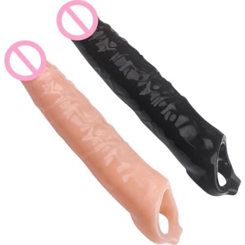 Large Penis Sleeve Super Huge Big Dildo Telescopic for Women lesbian Vibrador Lifelike Skin Feeling Realistic Penis Soft Dildo