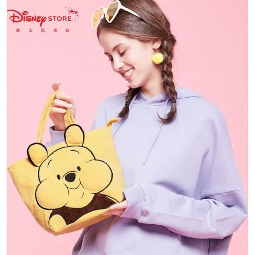 Disney Cartoon Cute Bee Pooh Handbag Winnie the Pooh Cartoon Tote Bag Womens Pouch Festival Gifts