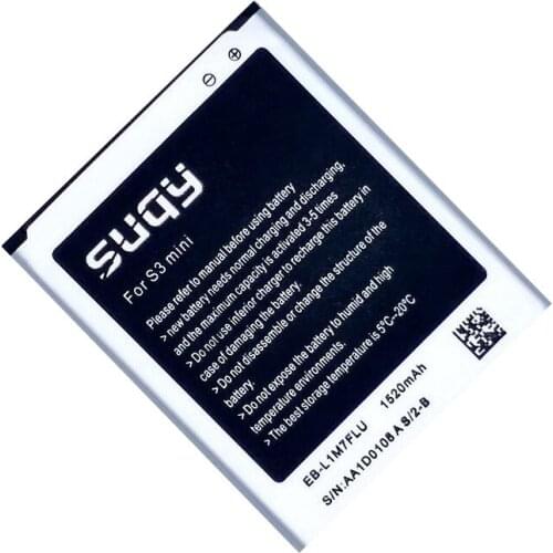 EB-L1M7FLU Replacment Battery for Samsung Galaxy S3 Mini S3Mini i8190 i699 Ace 2 No NFC 3 Pin Internal Batteries Accumulator