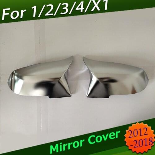 For BMW 1 2 3 4 X1 M2 Series 220i 328i 420i F20 F21 F22 F23 F30 F32 F33 F36 X1 F87 E84 X1 1 Pair Rearview Mirror Cover Cap ABS
