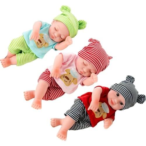 Reborn Boy Doll Baby Doll, 10 inch Weighted Baby Lifelike Reborn Doll Boy