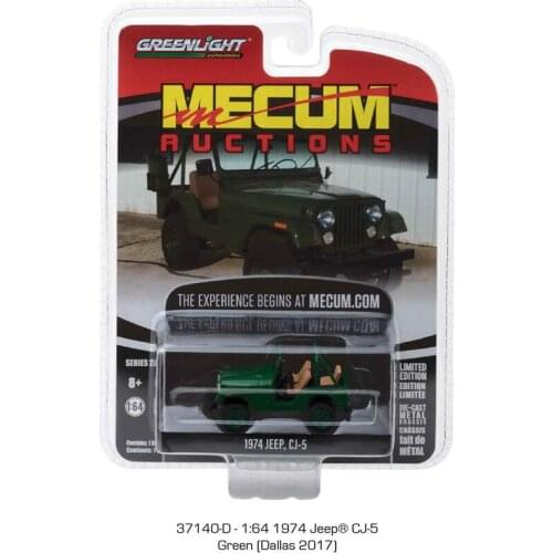 GL 1:64 1974 Jeep CJ-5 alloy model Car Diecast Metal Toys Birthday Gift For Kids Boy