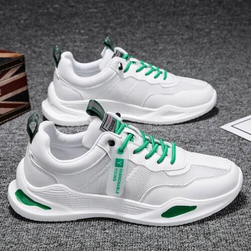 Men Sneakers Summer Breathable Shoes Super Light Casual Shoes Male Tenis Masculino Sneakers White