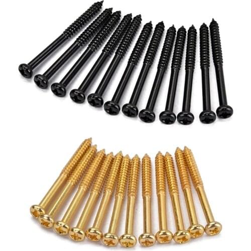 2021 New 12x Bass Pickup Mounting Screws for PB JB P90 Pickups Musical Instrument Parts