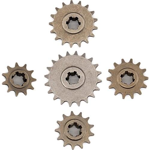 Motorcycle Front Gear Box Sprocket T8F 11 13 14 17 20T Pinion for 47cc 49cc Minimoto Mini Dirt Pit Bycicle Moped Scooter