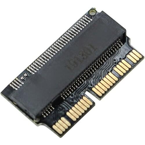 Full Speed M.2 NGFF AHCI NVMe SSD M Key Converter Adapter Card for 2013-2017 12 + 16Pin