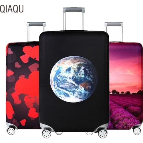 Thicker Travel Suitcase Protective Cover Elastic Luggage Dust Cover Luggage cover Apply to 18''-32'' Suitcase Travel Accessories