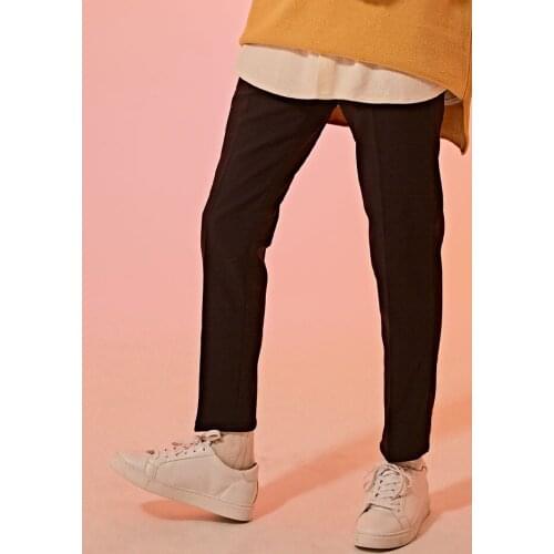 Cropped pants mens straight 9-inch spring and autumn Korean style trend versatile spring Slim small leg casual pants