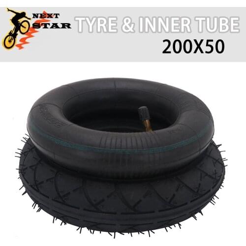 200*50 8" 2" 8 Inch Inner Tube Outer Tyre For Gas Electric Scooter Pocket Bike Razor 200x50 Real Stunt Scooter Unicycle Wheel