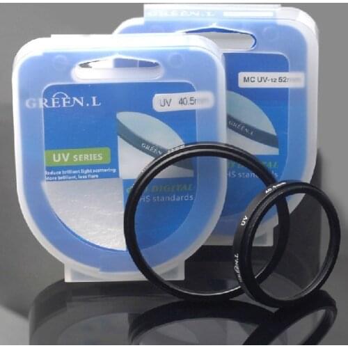 40.5mm 43 46 49 52 55 62 67 72 77 82mm Slim UV Filter protector For Olympus Nikon Canon Sony Pentax Camera Lens + Box