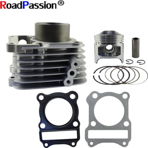 Motorcycle Accessories Engine Parts Cylinder + Piston + Rings Base Gasket Kit 57mm (Cylinder Diameter) For SUZUKI GS125 GS 125