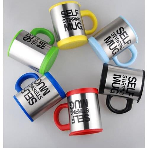 400ml Automatic Self Stirring Mug Coffee Milk Mixing Mug Stainless Steel Thermal Cup Electric Lazy Double Insulated Smart Cup