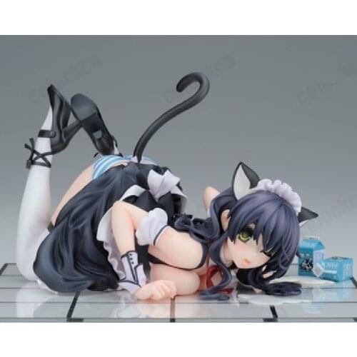 15CM Limited Edition CATLAPMILK Milk Catmaid Model Boxed Handdo Anime Figure Pretty Girl Action Figure