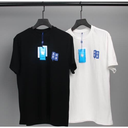 Color Embroidery Ader Error T-shirt Men Women 1:1 Best Quality Fashion Casual Adererror T shirts Z-stitch Tee Tops