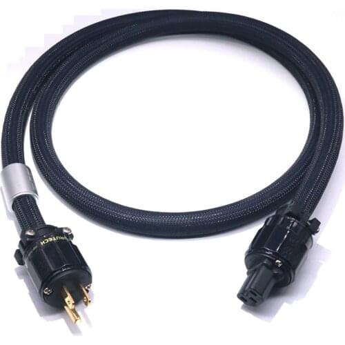 Hifi OCC alpha 3TS20 power cord with FI-11 US power plug for AMP CD player power cable