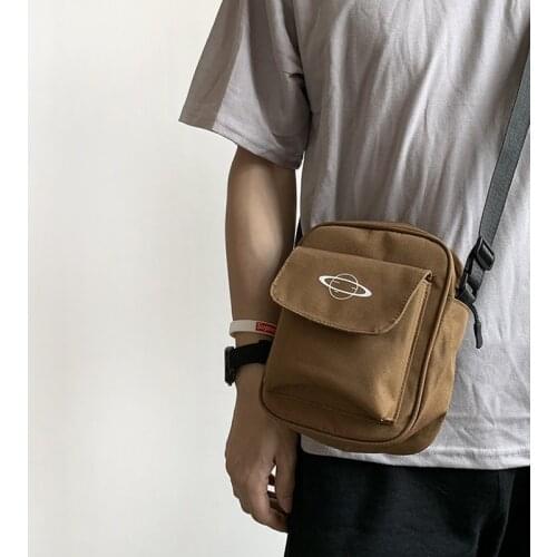 Women Canvas Bag Japan Style Girl Small Shoulder Bags Korean Fashion Casual Female Messenger Crossbody Bag Purse Phone Bag