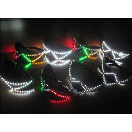 Colorful LED Luminous Glasses Flashing Growing Lighting Bar DJ Christmas Halloween Eyewear Led Masquerade Mask