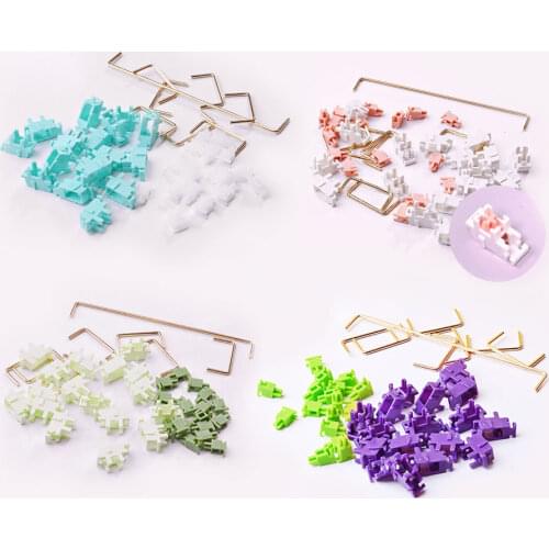 Lumia Plate Mounted Stabilizer for Mechanical Keyboard Panda Matcha Blue White Color Customize PC Game