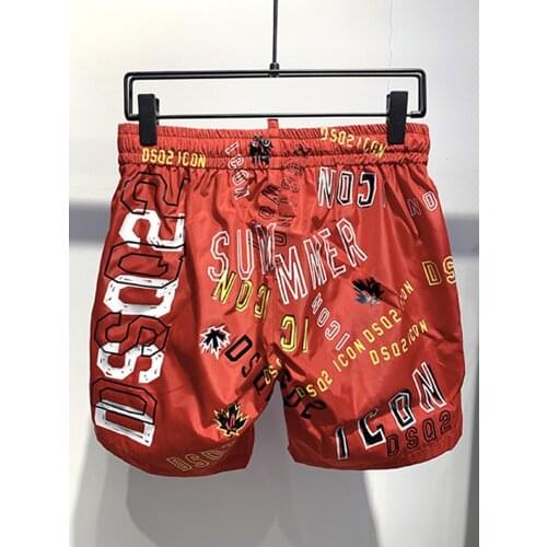 Mens Beach shorts Fitness Summer New Shorts Mens Outdoor Leisure Sports Jogging Training Quick-Drying Polyester Shorts