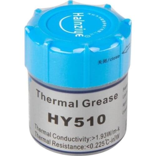 New 10g 20g HY510 CPU Thermal Grease Compound Paste Hardware Conductive Safety Paste Non-toxic Tasteless Silicone Heat J6I9